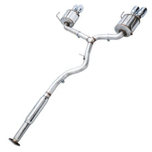 Load image into Gallery viewer, AWE Tuning Subaru STI VA / WRX GV / STI GV Sedan Touring Edition Exhaust - Chrome Silver Tip (102mm) - 3015-42104