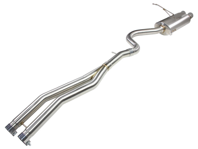aFe MACHForce Exhaust Cat-Back SS-304 w/ Polished Tips 07-13 BMW 328i (E92/93) L6 3.0L Non-Turbo - 49-36313