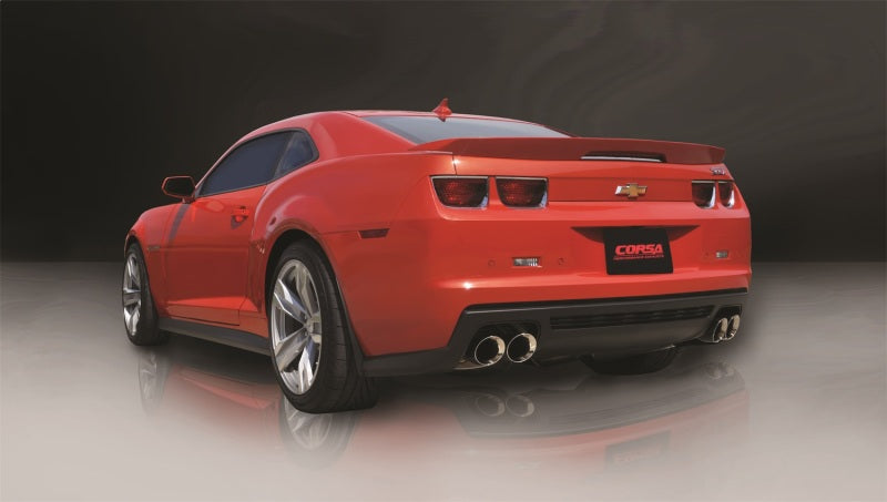 Corsa 2012-2015 Chevrolet Camaro Coupe ZL1 6.2L V8 Polished Sport Cat-Back + XO Exhaust - 14971