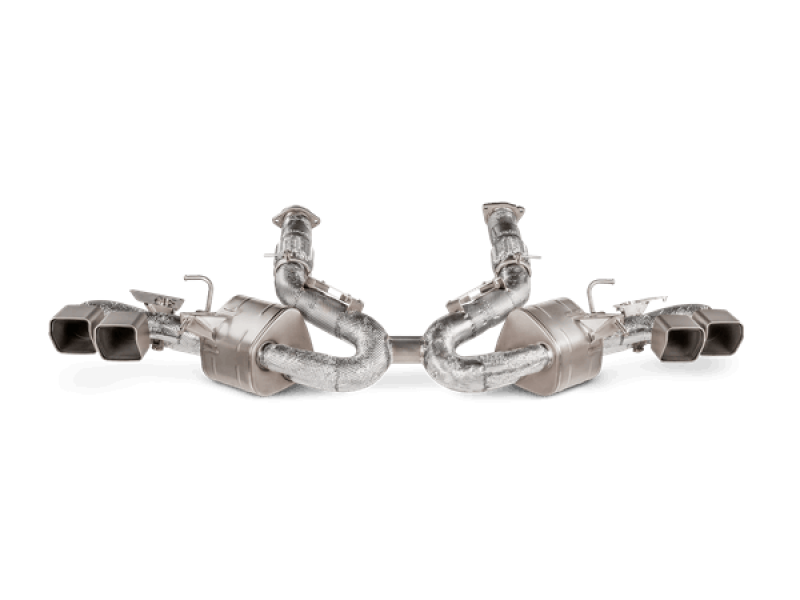 Akrapovic 2020+ Chevrolet Corvette C8 Slip-On Line (Titanium) - S-CO/TI/3