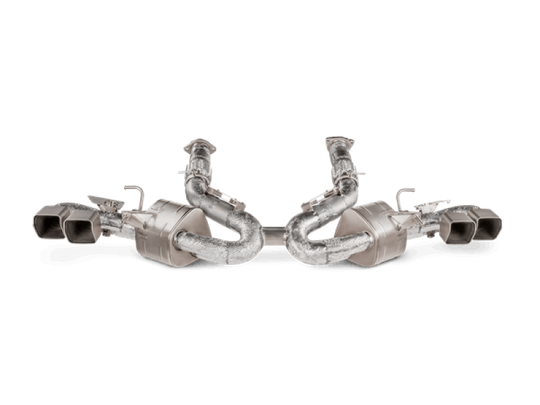Akrapovic 2020+ Chevrolet Corvette C8 Slip-On Line (Titanium) - S-CO/TI/3