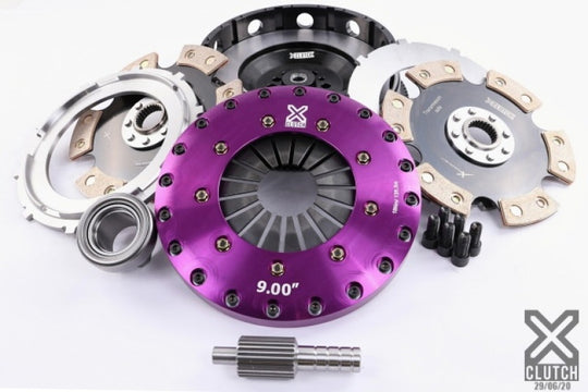 XClutch 2011 BMW 1 Series M Base 3.0L 9in Twin Solid Ceramic Clutch Kit (6 Bolt/PB in Flywheel) - XKBM23596-2E