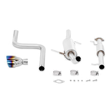 Load image into Gallery viewer, Mishimoto 14-16 Ford Fiesta ST 1.6L 2.5in Stainless Steel Resonated Cat-Back Exhaust w/ Burnt Ti - MMEXH-FIST-14RBT