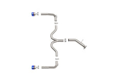Load image into Gallery viewer, aFe Takeda 20-21 Kia Forte GT 1.6L (t) 3in to 2.5in SS Axle-Back Exhaust System w/ Blue Flame Tips - 49-37037-L
