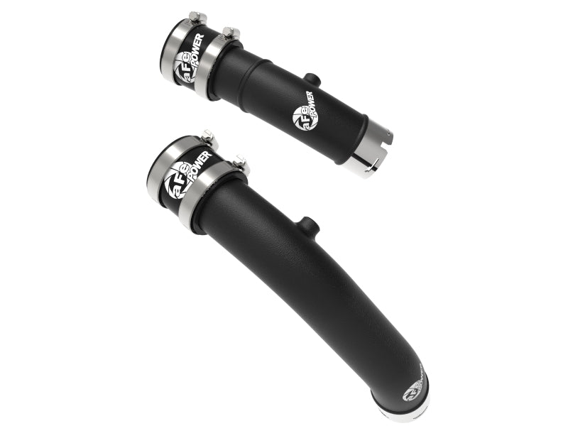 aFe BladeRunner 2-1/4in Aluminum Hot Charge Pipe Black RAM 1500 RHO 25-27 L6-3.0L (tt) - 46-20798-B