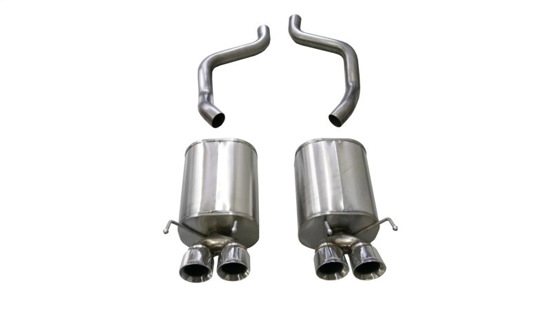 Corsa 2005-2007 Chevrolet Corvette C6 6.0L V8 Polished Xtreme Axle-Back Exhaust - 14469