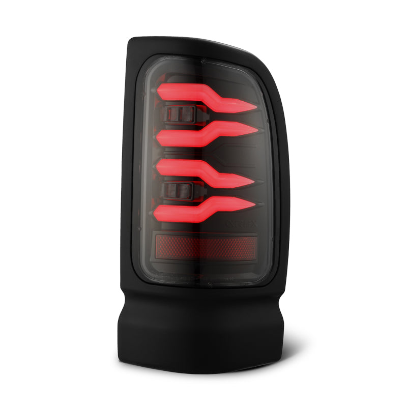AlphaRex 94-01 Dodge Ram 1500/2500/3500 LUXX-Series LED Tail Lights - Alpha-Black - 643001