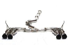 Load image into Gallery viewer, Invidia 11-14 Subaru WRX/STI Sedan Gemini/R400 Single Layer Quad Stainless Steel Tip Catback Exhaust - HS11STIGM4SS