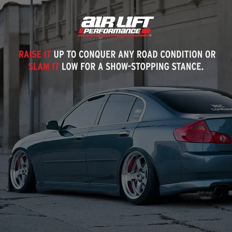 Air Lift Performance 03-06 Infiniti G35 Sedan / 03-08 Nissan 350Z Air Suspension Front Kit - 76013