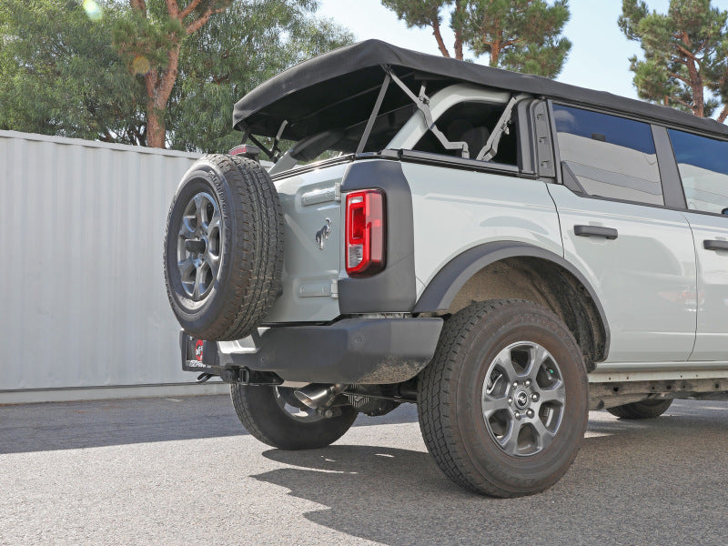 aFe Apollo GT 3in 409 SS Cat-Back Exhaust 2021 Ford Bronco L4-2.3L (t)/V6-2.7L (tt) w/ Polished Tips - 49-43136-P