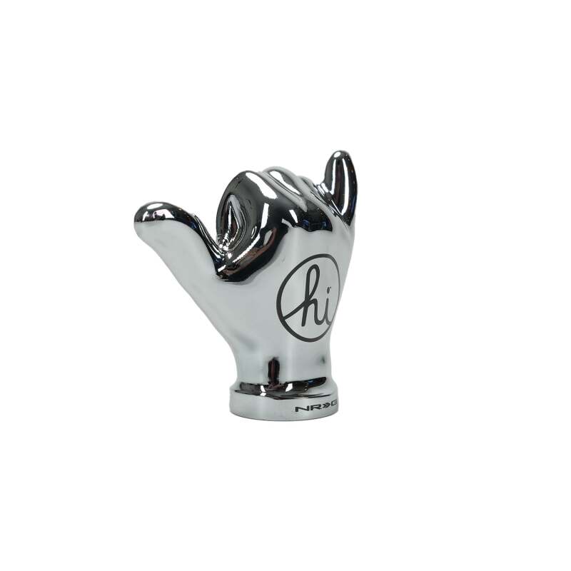 NRG X IN4MATION Weighted Da Shaka Shift Knob - Silver - SK-IN4-CH