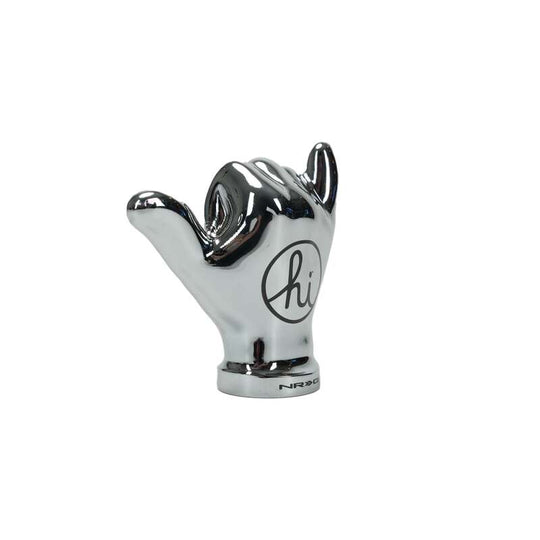 NRG X IN4MATION Weighted Da Shaka Shift Knob - Silver - SK-IN4-CH