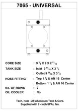 Load image into Gallery viewer, CSF Universal Drag Race / Tuck Radiator w/9in Spal Fan - 10.5in H x 10in L x 3.6in W - 7065