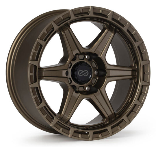 Enkei Trail-Finder 18x9 / 6x139.7 BP / ET-12 / 106.1mm Bore - Matte Bronze Wheel - 558-890-84N12ZP