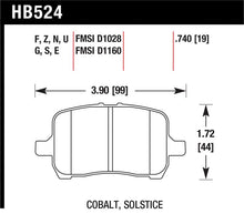 Load image into Gallery viewer, Hawk 05-07 Cobalt SS / 08-09 HHR / 04+ Malibu / 07A+ G5 GT / 06+ G6 / HPS Street Front Brake Pads - HB524F.740