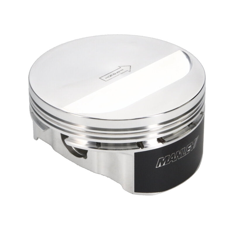 Manley Chevrolet LS Series 4.000in Stroke 4.125in Bore -5cc Flat Top Standard Pistons - Set of 8 - 592300C-8