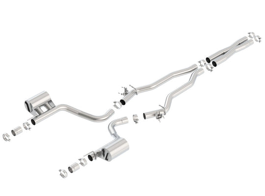 Borla 15-16 Dodge Challenger Hellcat 6.2L V8 ATAK w/ Valve Simulator CB Exhaust Factory Valance - 140648