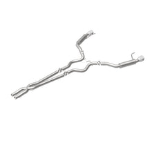 Load image into Gallery viewer, MagnaFlow Cat Back, SS, 2.5in, Competition, Dual Split Polished 4.5in Tips 2015 Ford Mustang V6 3.7L - 19099