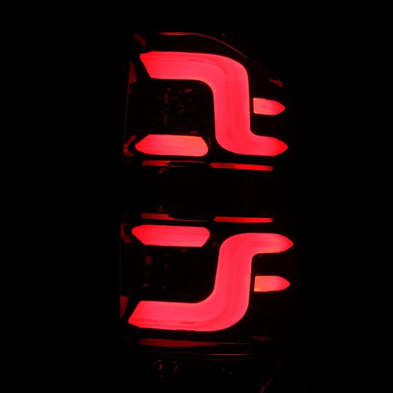 AlphaRex 14-20 Toyota Tundra PRO-Series LED Tail Lights Jet Black - 672010