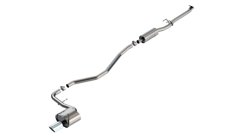 Borla 22-24 Honda Civic Sport 2.25in S-Type Cat Back 4in Tip - Bright Chrome - 140941