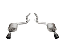 Load image into Gallery viewer, Corsa 24+ Ford Mustang GT Touring Axle-Back Dual Rear Exit with 4.5in Pro Series Black PVD Tips - 21256BLK