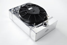 CSF Universal Drag Race / Tuck Radiator w/9in Spal Fan - 10.5in H x 10in L x 3.6in W - 7065