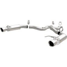Load image into Gallery viewer, MagnaFlow Axle Back, SS, 3in, Competition, Dual Split Polished 4.5in Tip 2015 Ford Mustang GT V8 5.0 - 19103