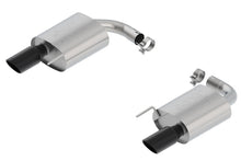 Load image into Gallery viewer, Borla Atak S Rear Section 15-17 Ford Mustang GT 5.0L V8 MT/AT 2.5in pipe 4in tip (Black Chrome) - 11895BC