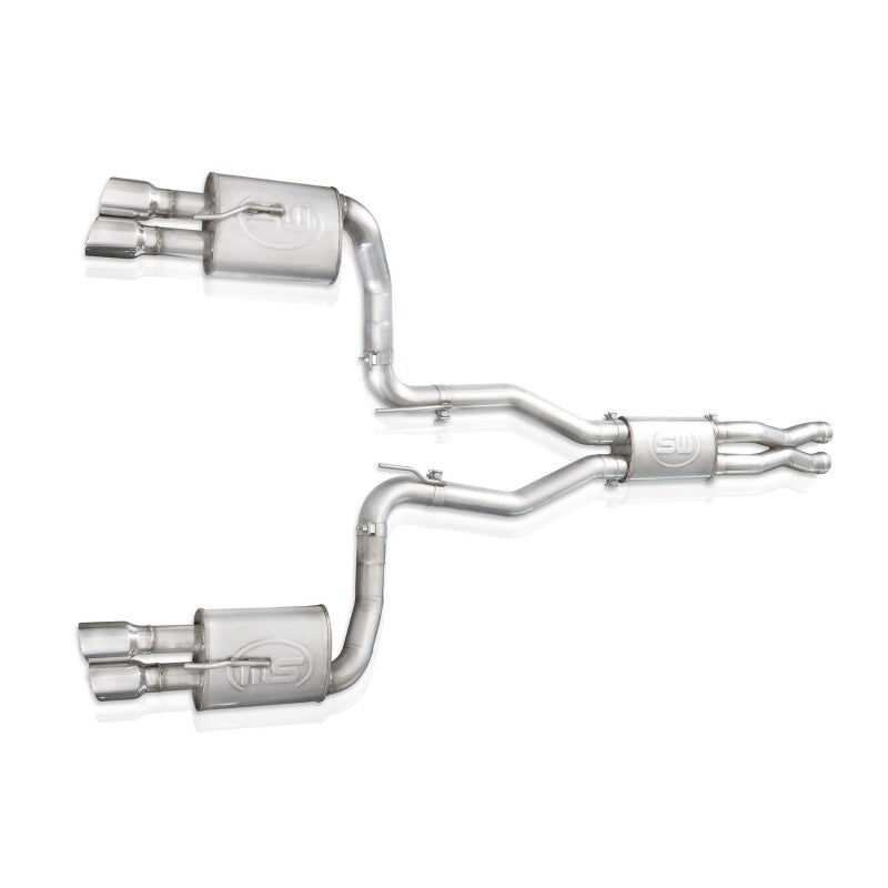 Stainless Works 08-09 Pontiac G8 GT 3in Catback X-Pipe Turbo Chambered 3.5in Tips Perform Connect - PG8CB
