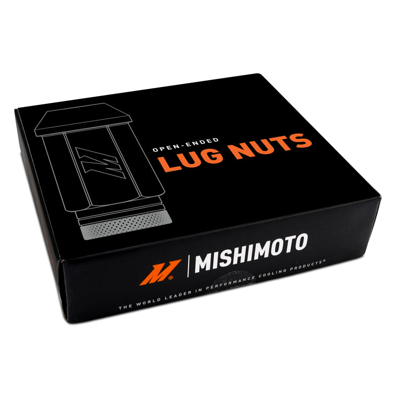 Mishimoto Steel Locking Lug Nuts M14x1.5 20pc Set Black - MMLG-M14-20LBK