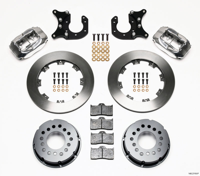 Wilwood Forged Dynalite P/S Rear Kit Polished New Big Ford 2.50in Offset - 140-2118-P