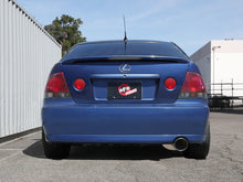 Load image into Gallery viewer, aFe Lexus IS300 01-05 L6-3.0L Takeda Cat-Back Exhaust System- Blue Tip - 49-36058-L