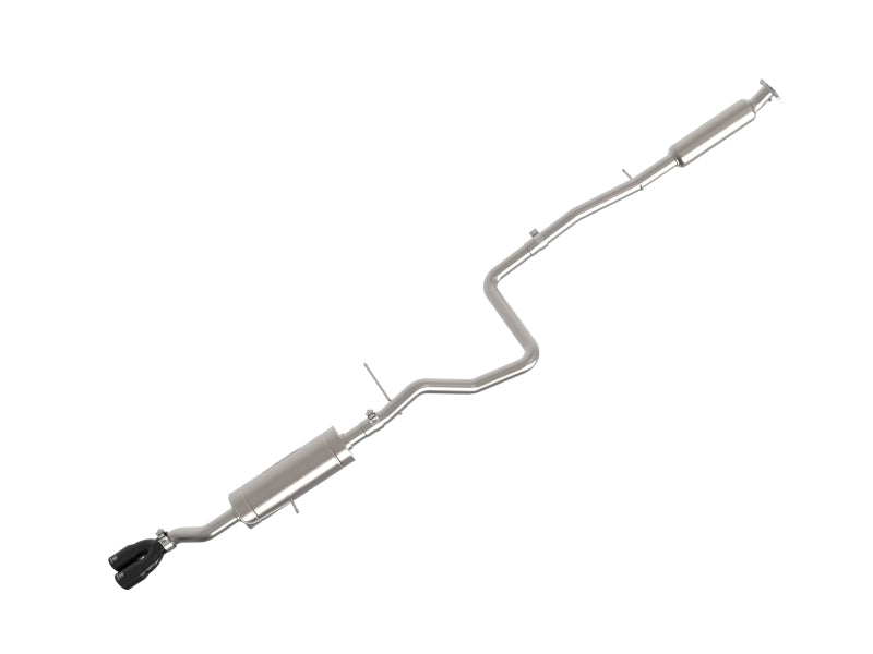 aFe Takeda Series 2 1/2in 304 SS Cat-Back 14-19 Ford Fiesta L4-1.6L w/Black Tip - 49-33134-B