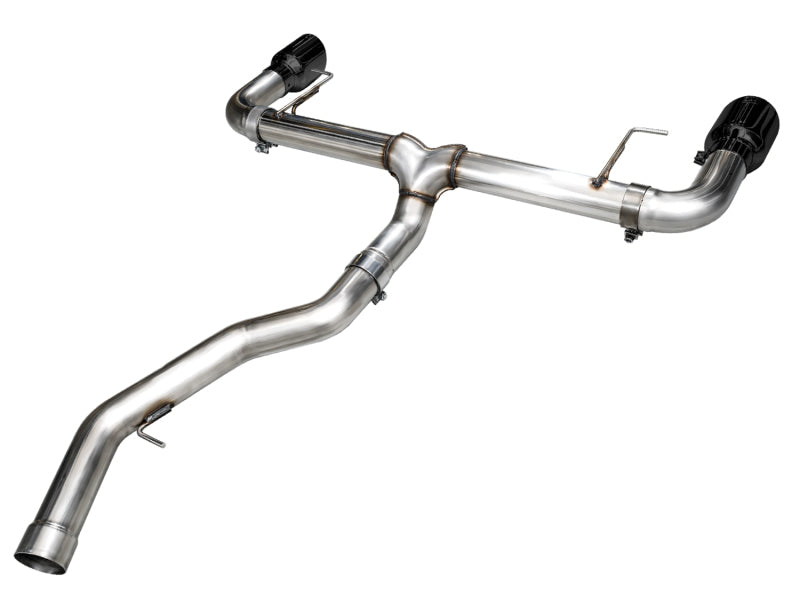 AWE Tuning 19-23 BMW 330i / 21-23 BMW 430i Base G2X Track Edition Axle-Back Exhaust - Diamond Black - 3020-33429