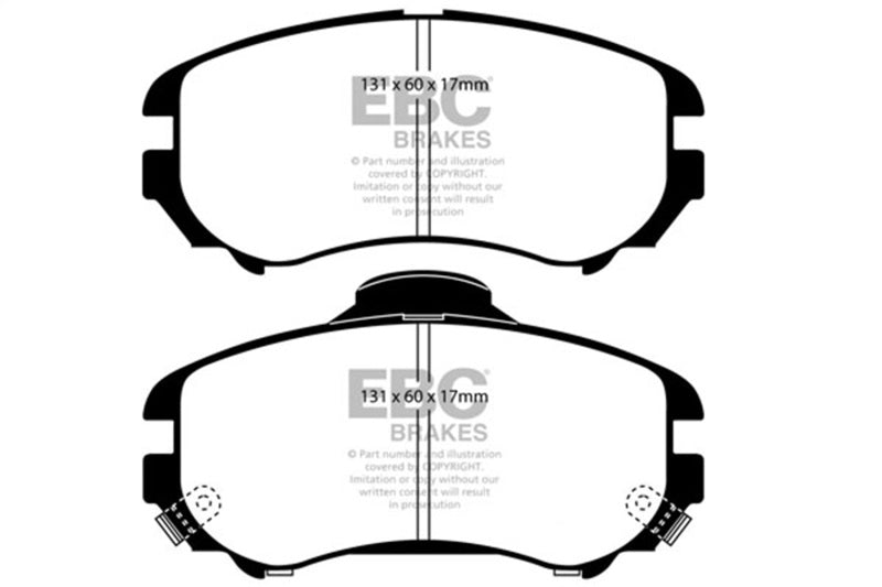EBC 2010 Hyundai Elantra 2.0L Bluestuff Front Brake Pads - DP51643NDX