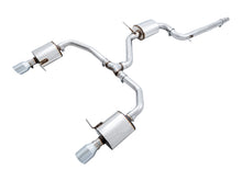 Load image into Gallery viewer, AWE Tuning 18-21 Volkswagen Jetta GLI Mk7 Touring Exhaust - Chrome Silver Tips (Fits High-Flow DP) - 3015-22070
