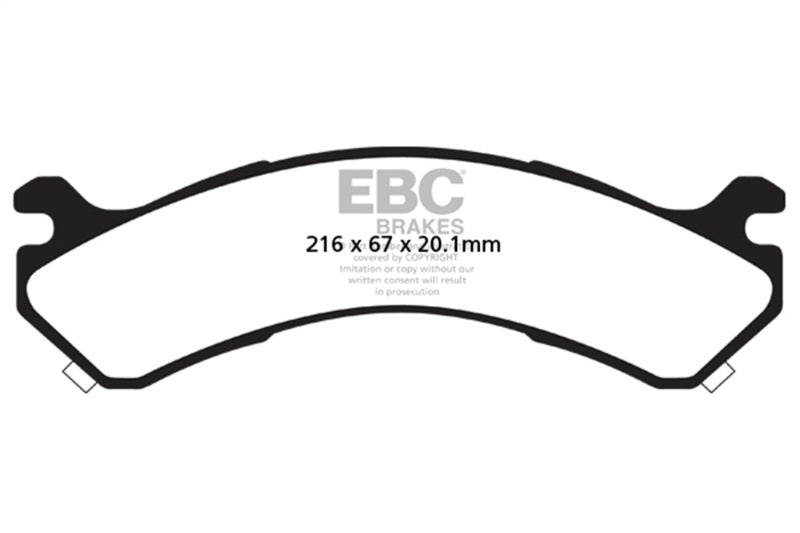 EBC 01-05 Chevrolet Silverado 3500 (2WD) Ultimax2 Rear Brake Pads - UD909