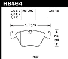 Load image into Gallery viewer, Hawk 01-06 BMW 330Ci / 01-05 330i/330Xi / 01-06 M3 DTC-60 Race Front Brake Pads - HB464G.764