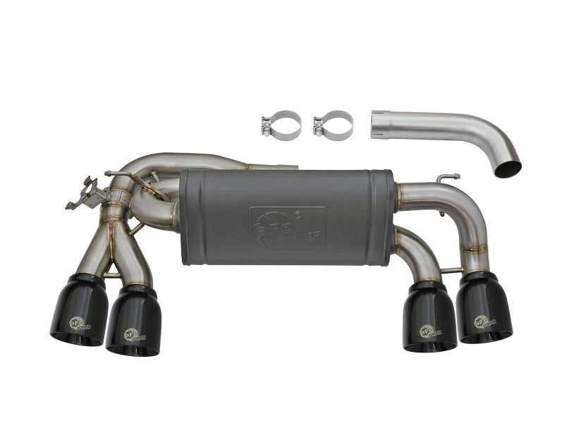 aFe MACHForce XP 3in - 2 1/2in Axle Back 304SS Exhaust w/ Black Tips 16-17 BMW M2 (f87) - 49-36333-B