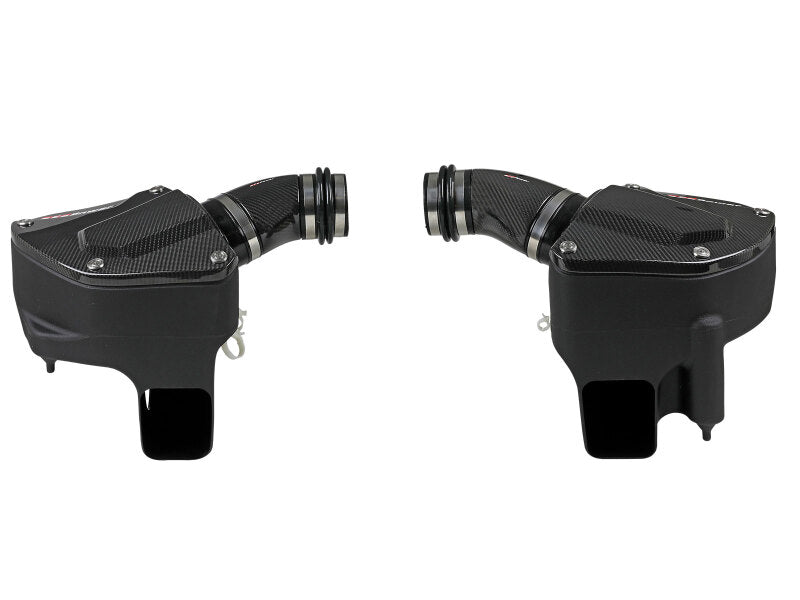 aFe Black Series Stage-2 Carbon Fiber Cold Air Intake System w/ Pro DRY S Media - 18-19 BMW M5 (F90) - 58-10005D