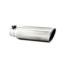 Load image into Gallery viewer, MBRP Universal Tip 3.5in OD 2.25in Inlet 12in L Angled Cut Rolled End Clampless No-Weld T304 - T5147