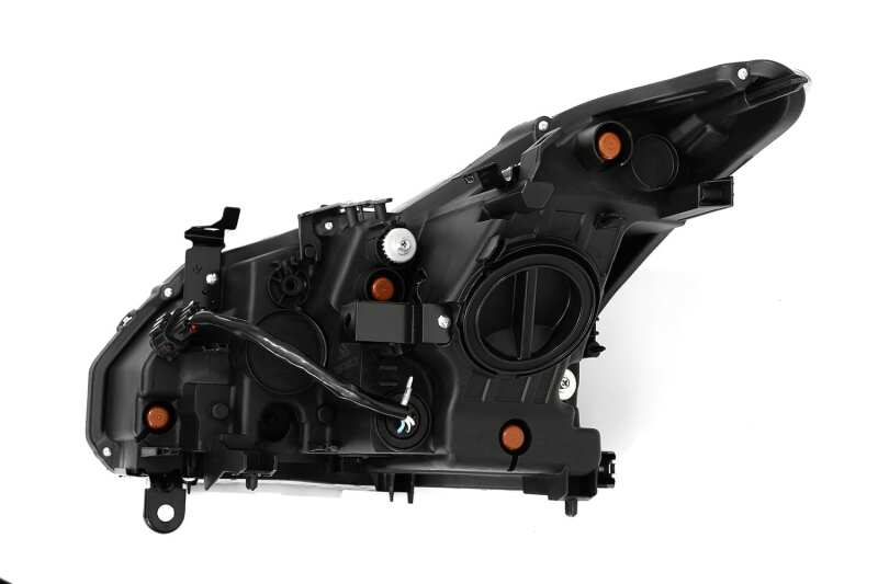 AlphaRex 08-13 Infiniti G37 NOVA LED Proj Headlights Alpha Black w/Activ Light/Seq Signal/Switch DRL - 881986