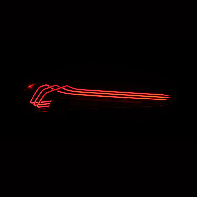 AlphaRex 20-24 Toyota Supra LUXX-Series Laser Style LED Tail Lights Black - 609010