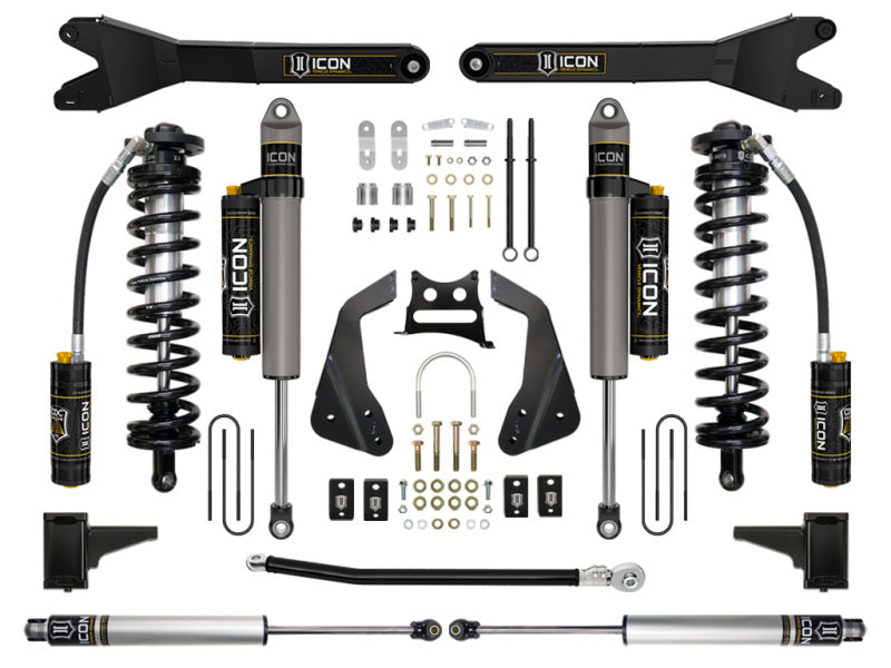 ICON 05-07 Ford F250/F350 4-5.5in Stage 5 Coilover Conversion System w/ Radius Arm - K63115R