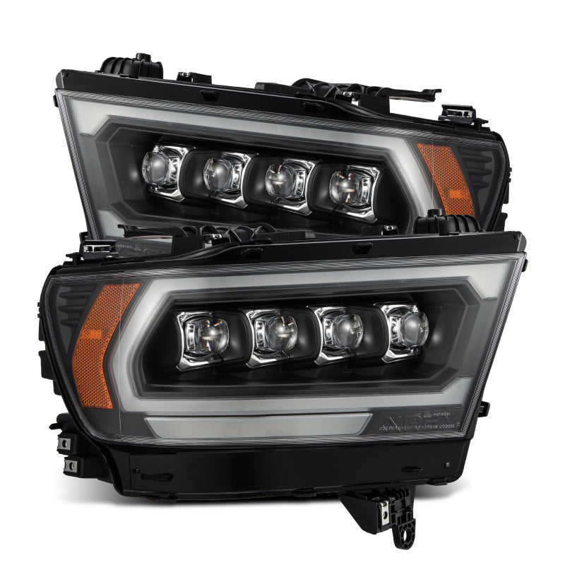 AlphaRex 19-23 Dodge Ram 1500 (No Clsc/Ltd/TRX) NOVA-Series Proj. Headlights Black (Req. Converter) - 880578