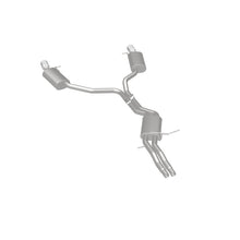 Load image into Gallery viewer, MagnaFlow Sys C/B 12-15 Audi A6 / A7 3.0L V6 SS 2.5in Dual Split Rear Ext 4in Tips - 19159