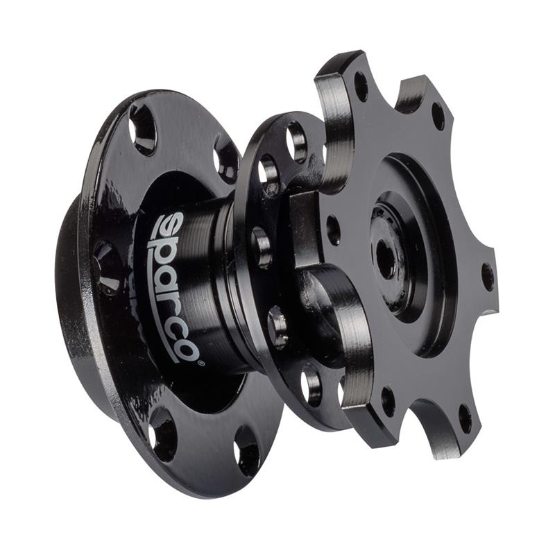 Sparco Steering Wheel Quick Release Tuning Blk - 015R98TU