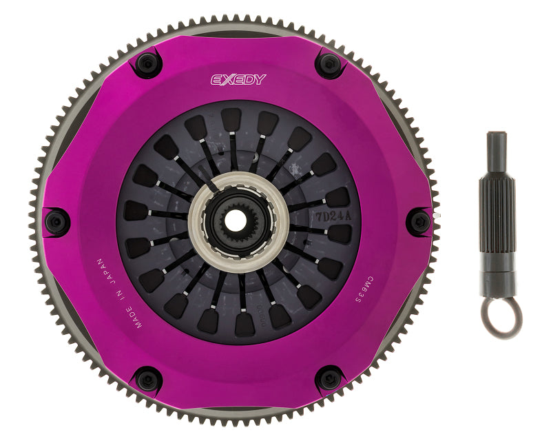 Exedy 96-06 Mitsubishi Evo 4-9 4G63T 2.0L Twin-Organic Stage 5 Clutch Kit (RACING USE ONLY) - MM022SDF