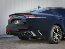 Load image into Gallery viewer, aFe Gemini XV 3in to Dual 2-1/2in 304 SS Cat-Back Exhaust w/ Cut-Out 18-21 Kia Stinger L4-2.0L (t) - 49-37034