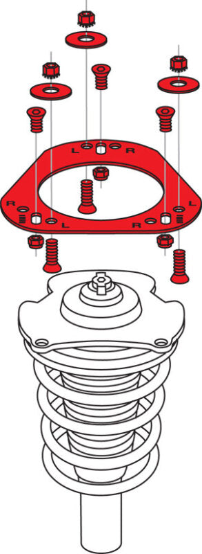 SPC Performance FRT CAMB PLATE WINDSTAR - 89685